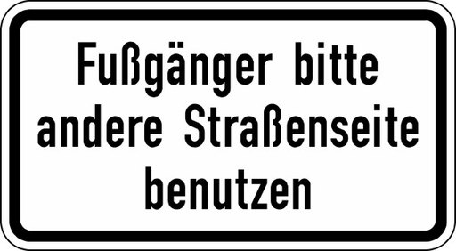 Verkehrszeichen VZ WH 24 / 2140