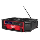 M18™ PACKOUT™ Akku-/Netz-Radio mit Ladefunktion M18PRCDAB+-0