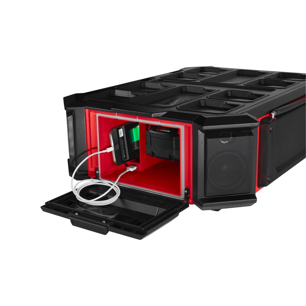 M18™ PACKOUT™ Akku-/Netz-Radio mit Ladefunktion M18PRCDAB+-0