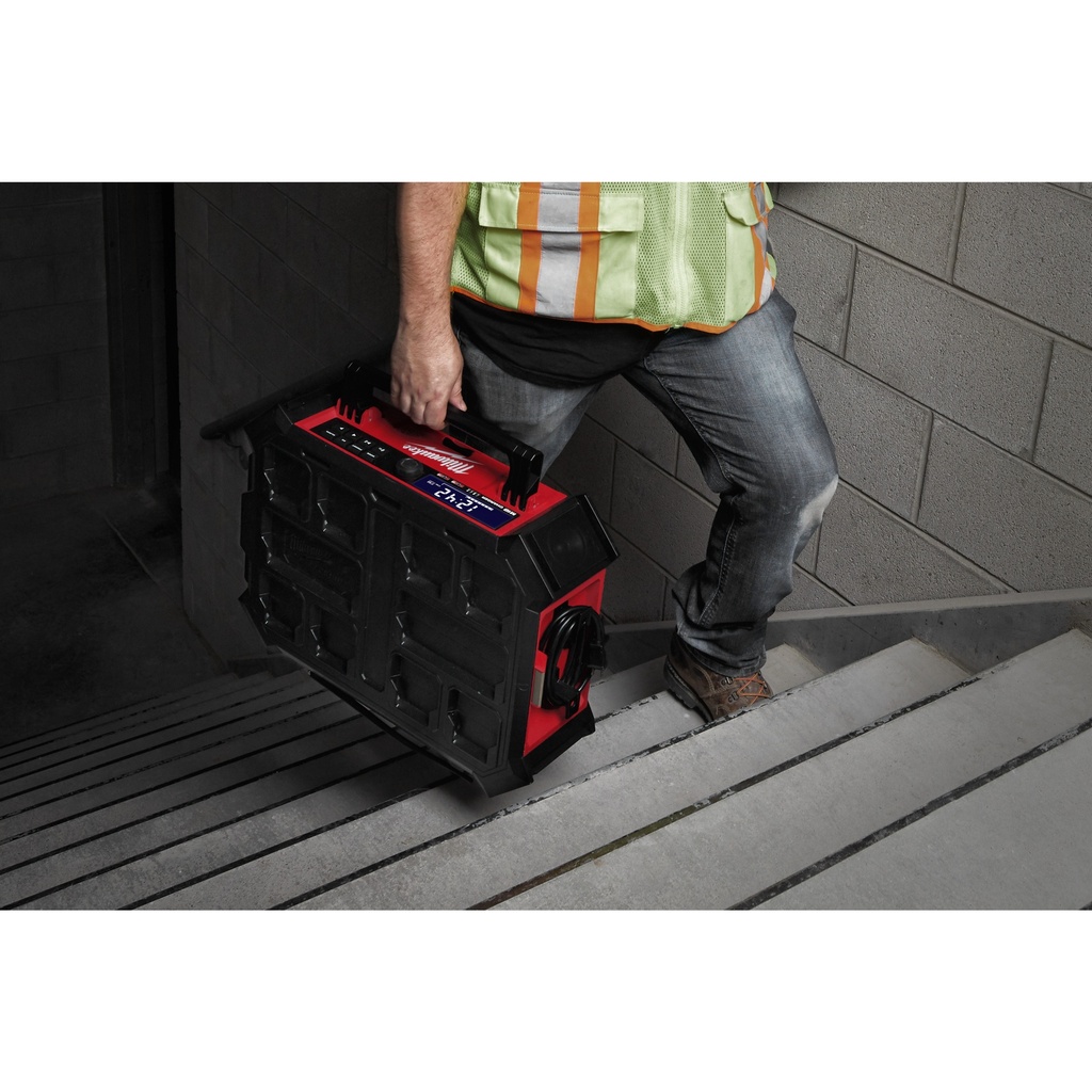 M18™ PACKOUT™ Akku-/Netz-Radio mit Ladefunktion M18PRCDAB+-0