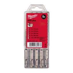 [5004932352338] Hammerbohrer M2 SDS-Plus Set 5-teilig 5/6 x 110 mm, 6/8/10 x 160 mm